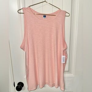 Old Navy Ribbed Luxe Tank Top - Light Pink - NEW